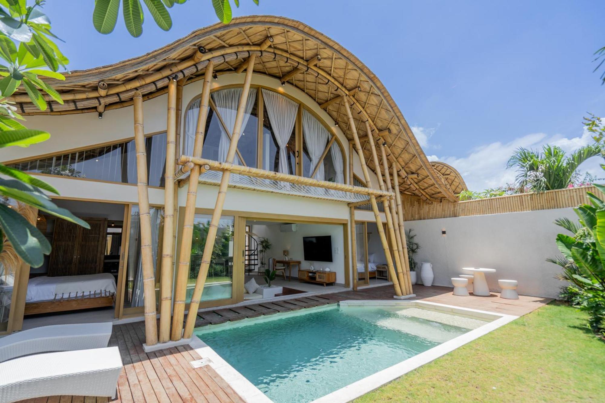 Villa Sunset Bamboo - 3Br Villa In Kerobokan Exterior foto